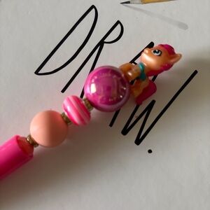 My Little Pony: Sunny Starscout handmade beaded pen